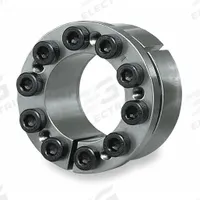 TSUBAKI Keyless Bushing: Flanged, For 1 1/4 in Shaft Dia, 2 1/8 in OD, 1.102 in Wd, Carbon Steel (MPN PL1DKE). Key specifications — System of Measurement: Inch; Keyless Bushing Type: Multi-Screw Locking Assembly; Flange Type: Flanged; Brand: TSUBAKI.