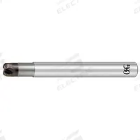 OSG Corner Radius End Mill: Carbide, WXS Coated, 4 Flute, 6 mm Mill Dia, 2.5 mm LOC, 1.5 mm Rad (MPN 457006011)