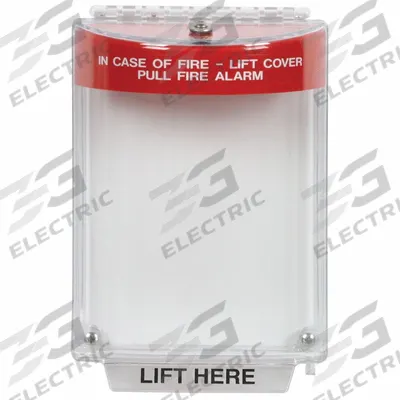 SAFETY TECHNOLOGY INTERNATIONAL Pull Station Guard: Wall Mount, Flush Mount Mounting - Covers for Fire Alarm Pull Stations