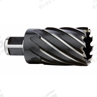 MILWAUKEE Annular Cutter: 1 1/4 in Cutter Dia, 2 in Max Cutting Dp, Black Oxide - High-Speed Steel Annular Cutters for General Cutting