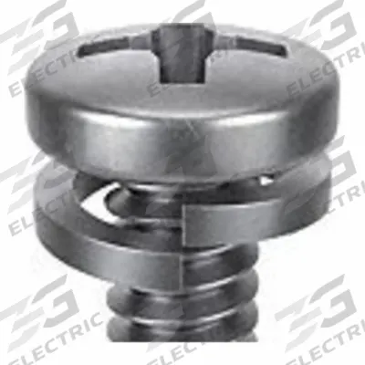 SEMS Screw: Split Lock, M5x0.80 Thread Size, 12 mm Lg, Stainless Steel, Passivated - Machine Screws with Split Lock Washers