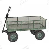 APPROVED VENDOR Wagon Truck: 1,000 lb Cap, 48 in L x 24 in W x 16 3/8 in H Deck, D-Shaped, Green (MPN 12X313). Key specifications — Brand: APPROVED VENDOR; Color: Green.
