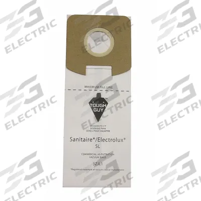 APPROVED VENDOR Vacuum Bag: Eureka/Sanitaire, S782/SC785, Dry, Paper, 2-Ply, Std - Upright Vacuum Bags