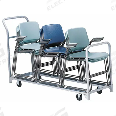 RAYMOND PRODUCTS Chair Cart: 300 lb, 67 in L x 22 in W x 43 1/2 in H, For 32 Chairs - Carts for Folding & Stacking Chairs