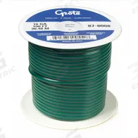 GROTE Automotive Cable: GXL, 100 ft, 1 Conductor, 18 AWG, Green, 60 V Volt (MPN 87-9206). Key specifications — Brand: GROTE.
