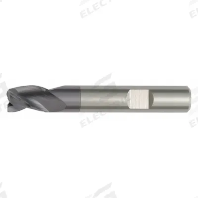 WIDIA HANITA Corner Radius End Mill: Carbide, TiAlN Coated, 3 Flute, 6 mm Mill Dia - Carbide Corner-Radius End Mills for Stainless Steel & Super Alloys