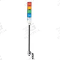 SCHNEIDER Tower Light Assembly: 5 Tier, Blue/Clear/Green/Orange/Red, No Sounder Tier, Steady, XVC4B5. Key specifications — Manufacturer Part Number: XVC4B5; Brand: SCHNEIDER; Operating Voltage: 24V; Light Tier Color: Green.