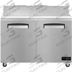 VALIANCE BY HOSHIZAKI Refrigerator: 12.1 cu ft, 40 3/4 in Ht, 30 1/8 in Dp, 2 Doors (MPN VSR48A-12). Key specifications — Control Type: Adjustable Dial; Energy Star Compliant: No; Brand: VALIANCE BY HOSHIZAKI.