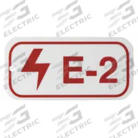 BRADY Lockout Tag: None/ No Header, E-2, Polystyrene, English, Plastic (MPN 105640)