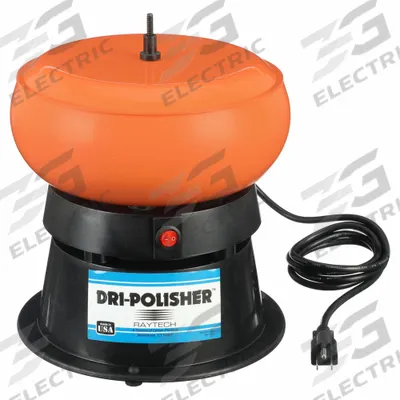 RAYTECH Dri Polisher: 0.12 cu ft Capacity - Dry Polishing Tumblers