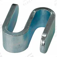 APPROVED VENDOR Shelf S Hook: 1 in x 1 1/2 in x 1/2 in, Wire Shelving, Steel, Zinc-Plated, Silver (MPN 5GRP8). Key specifications — Manufacturer Part Number: 5GRP8; Material: Steel; Compatible Product Type: Wire Shelving; Finish: Zinc-Plated; Brand: APPROVED VENDOR; Color: Silver.