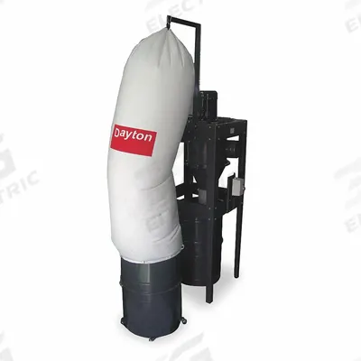 Dayton Wood Dust Collector: Cyclone, 230V AC - Central Cyclone-Style Wood Dust Collectors