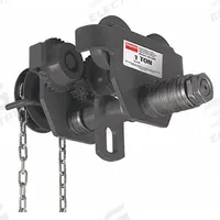 DAYTON Geared Trolley: Geared, 2,000 lb Max Hoist Load Capacity (MPN OZ1GBT). Key specifications — For Beam Shape: Tapered; Trolley Frame Material: Steel.