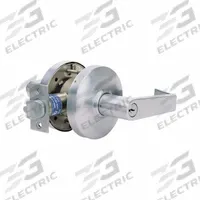 CAL-ROYAL Door Lever Lockset: Classroom Lever Locksets, Chrome, ADA Compliant (MPN CGN03-26D). Key specifications — Ligature Resistance: Not Ligature-Resistant; Brand: CAL-ROYAL; Lockset Function ANSI Code: F84; Visual Indicator Message: No Message; Lockset Style: Rose; ADA Compliant: Yes; Finish: Satin Chromium-Plated.