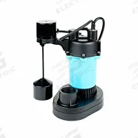 LITTLE GIANT Submersible Sump Pump: 1/2 hp, 115V AC, 45 gpm Flow Rate @ 10' of Head, 1 1/2 in FNPT (MPN BSP50V). Key specifications — Rated Voltage: 115V AC; Brand: LITTLE GIANT; Switch: Piggyback Vertical Float.
