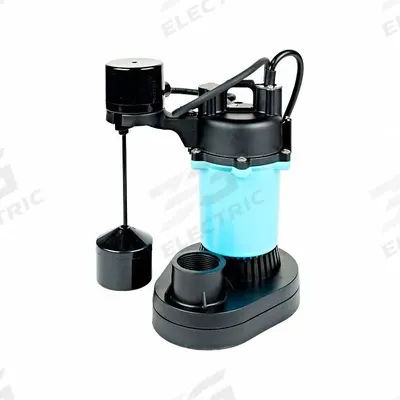 LITTLE GIANT Submersible Sump Pump: 1/2 hp, 115V AC, 45 gpm Flow Rate @ 10' of Head - General Purpose Submersible Sump Pumps