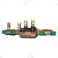 ZURN WILKINS Backflow Preventer: 350XL, 3/4 in Pipe Size, Flange x Flange, 11 in Overall Lg, Bronze (MPN 34-350XL). Key specifications — Shut-Off Valve Type: Ball Valve; Connection Type: Flange x Flange.