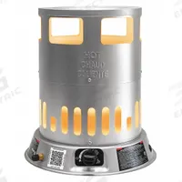 DYNA-GLO Portable Gas Floor Heater: 80,000 BtuH Heating Capacity Output, 2,000 sq ft Heating Area (MPN RMC-LPC80DG). Key specifications — Fuel Consumption: 3.71 lb/hr; Overall Dimensions - H x W x D: 18-1/2 in x 15-7/8 in x 15-7/8 in; Brand: DYNA-GLO.