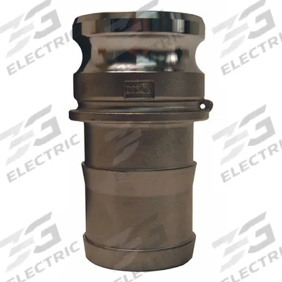 DIXON VALVE & COUPLING Cam and Groove Adapter: 3/4 in Coupling Size, 250 psi Max. Working Pressure @ 70 F - Type E Stainless Steel Cam & Groove Fittings