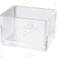 Staining Dish: 20 Sample Capacity, 91 mm Ht, 71 mm Wd, 60 mm Dp, Glass (MPN 900201). Key specifications — Material: Glass; Product Type: Staining Dish; Brand: WHEATON.