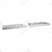 RITTAL Air Distribution Fan: 282.5 cfm Airflow @ 0.000 in SP, Air Distribution Fan, 110V DC/115V AC (MPN 3341115). Key specifications — Brand: RITTAL; Voltage: 110V DC; 115V AC; Mounting Location: Roof.