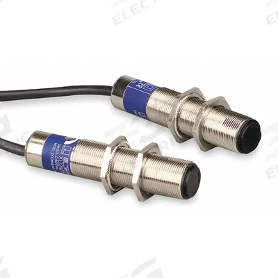 TELEMECANIQUE SENSORS Photoelectric Sensor: M18 Threaded, Non-Terminated Cable - Cylindrical Sensors with Non-Terminated Cables