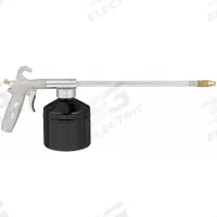 GUARDAIR Siphon Spray Gun: 1/4 in Female NPT, Lever Body, Attached Canister, 15 gph Siphon Flow Rate (MPN 83SG). Key specifications — attr75420: GUARDAIR; attr75436: Oils; attr75438: Hanging Hook.