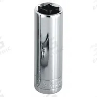 SK PROFESSIONAL TOOLS Socket: SAE, 1/2 in Drive Size, 1 in Socket Size, 12-Point, Deep, Chrome (MPN 40832). Key specifications — attr1204417: SK PROFESSIONAL TOOLS; attr1204392: Chrome.