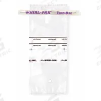 WHIRL-PAK Sampling Bag: Write-On, Sterile, 4 fl oz Capacity - oz, 100 mL Capacity - mL, Polyethylene (MPN B01040). Key specifications — Includes: (1) Tablet of 25 mg Active Sodium Thiosulfate; Brand: WHIRL-PAK; Color: Clear; Product Type: Sampling Bag; Standards: HACCP; Style: Write-On.