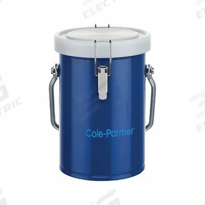 COLE-PARMER Cryogenic Dewar: 2 L Capacity, 6 3/4 in Overall Dia, 9 5/8 in Overall Ht - Cryogenic Dewars