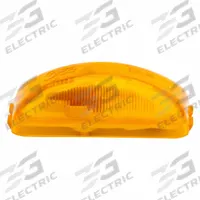 GROTE Clearance Marker Lamp: Clearance Light, Incandescent, Rectangular, Amber, Bracket/Grommet (MPN 46413). Key specifications — Lens Color: Amber; Brand: GROTE; Electrical Connection: PL-10 Connector; Lighting Technology: Incandescent; Mount Type: Bracket; SAE Lens Code: PC.