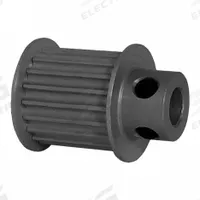 DAYTON Timing Pulley: Modified Curvilinear, Fixed, For GT Timing Belt Section, For 15 mm Belt Wd (MPN 19-3P15-6FA3). Key specifications — Brand: DAYTON; Finish: Clear Anodized; For Belt Series: Powerhouse®.