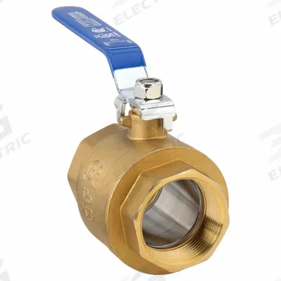 APPROVED VENDOR Manual Two-Way Ball Valve: 2 1/2 in, Brass, Straight, FNPT x FNPT, Two-Piece - Brass Ball Valves