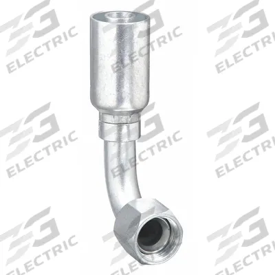 WEATHERHEAD Hydraulic Crimp Fitting: Steel x Steel, 90° Elbow, -12 For Hose Dash Size - Weatherhead Crimp Hydraulic Hose Fittings with JIC Connection