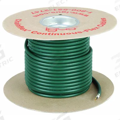 CHAINFLEX Control Cable: 18 AWG, 4 Conductors, 25 ft, PVC Jacket - Continuous Flexing Control Cables