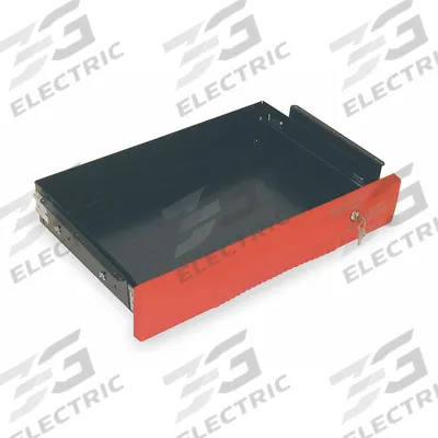 RUBBERMAID COMMERCIAL PRODUCTS Utility Cart Drawer: For FG452010/FG454600/FG454610, 40 lb Cap - Drawers for Rubbermaid Utility Carts with Deep Lipped Plastic Shelves