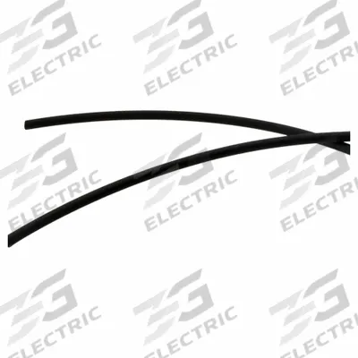 PARKER Tubing: Polyethylene, Black, 3/8 in Outside Dia, 1/4 in Inside Dia - Flame-Retardant Polyethylene Tubing