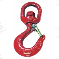 CROSBY Slip Hook: 4,000 lb Working Load Limit, 100 Hook Grade, Carbon Steel, 5/8 in Material Thick (MPN 1048630). Key specifications — Color: Red; Brand: CROSBY; Visual Indicator Markings: Deformation & Max Angle.