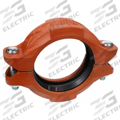 GRUVLOK Clamp Coupling: Clamp, 3 in x 3 in, Ductile Iron, NBR Seal - Grooved Pipe Couplings