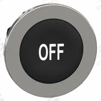 SCHNEIDER ELECTRIC Push Button Head: 30 mm Panel Size, Non-Illuminated, Metallic, Off, Black (MPN ZB4FA235). Key specifications — Manufacturer Part Number: ZB4FA235; Compatible Operator Illumination: Non-Illuminated; Compatible with Series: XB4; Head Attachment Type: Screw-On; Head Material: Metal; Brand: SCHNEIDER; Legend: Off.