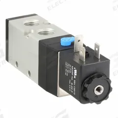 ARO Solenoid Air Control Valve: MaxAir, Four-Way / Two-Position, 120V AC, 1/4 in Female NPT (MPN M212SS-120-A). Key specifications — attr1092969: Non-Locking; attr1086920: M212SS-120-A; attr1092977: Spring Return.