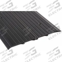 NATIONAL GUARD Door Threshold: Saddle, Aluminum, 4 ft Lg (MPN 8430DKB-48). Key specifications — Brand: NATIONAL GUARD; Transition Type: Fluted.