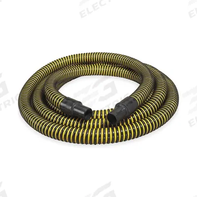 APPROVED VENDOR Suction and Discharge Hose: 1 1/2 in Hose Inside Dia., 26 psi, Black/Yellow - Polyethylene Bulk Water Suction & Discharge Hoses with Polyethylene Double Helix Reinforcement