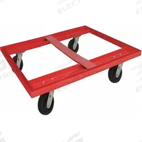 APPROVED VENDOR Pallet Dolly: 3,600 lb, Red, (4) Swivel, 48 in L x 48 in W x 9 in H Deck, Plastic (MPN 48J084). Key specifications — Caster/Roller Configuration: (4) Swivel; Brand: APPROVED VENDOR; Color: Red.