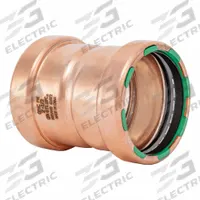 QUICKFITTING SUREPRESS Crimp Coupling: Straight, 2 1/2 in CTS x 2 1/2 in CTS size, Copper (MPN SPWC77R). Key specifications — Brand: QUICKFITTING SUREPRESS; Series: SurePress®; Broad - Material for Bullet: Copper Or Bronze; Brand - Broad: QUICKFITTING SUREPRESS.