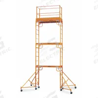 BIL-JAX Scaffold Tower: Steel, 2 ft to 17 ft, 72 in x 29 in, 1,000 lb Load Capacity (MPN 0127-006-3). Key specifications — Brand: BIL-JAX; Height Adjustability: Fixed Height; Included Components: Frames.