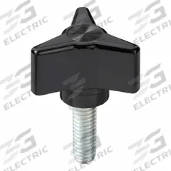 DAVIES Hand Knob: 3 Point, Thermoset, 5/16"-18 Thread, 1.5 in Dia, Black (MPN 3035DP). Key specifications — Brand: DAVIES.