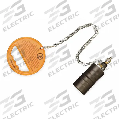 TEST-TITE Test Plug: For 3 in – 4 in Pipe, Handle and Chain Tether - Standard Multi-Size Plugs