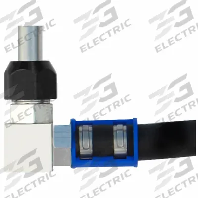AIRSEPT Line to Hose Connector 90 Degrees: 90° Line-to-Hose Connector, 76725 - Fleet and Vehicle Maintenance