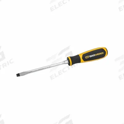 GEARWRENCH Slotted Screwdrivers: Alloy Steel, 5/16 in Tip Size, Extra Long Lg - General Purpose Slotted Screwdrivers